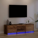 TV-skab 140 x 34 x 40 cm Gammelt træ Konstrueret træ