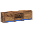 TV-skab 140 x 34 x 40 cm Gammelt træ Konstrueret træ