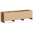 TV-skab 140 x 34 x 40 cm Gammelt træ Konstrueret træ