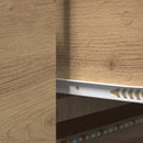 TV-skab med LED Artisan Egetræ 140 x 34 x 40 cm Konstrueret træ