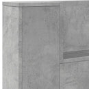 Hovedgærde kabinet med LED Beton 140 x 16,5 x 103,5 cm