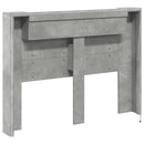 Hovedgærde kabinet med LED Beton 140 x 16,5 x 103,5 cm