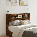 Hovedgærde kabinet med LED Røget Eg 140 x 16,5 x 103,5 cm