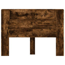 Hovedgærde kabinet med LED Røget Eg 140 x 16,5 x 103,5 cm