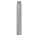Hovedgærde kabinet med LED Grå Sonoma 140 x 16,5 x 103,5 cm