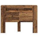 Hovedgærde kabinet med LED Gammelt træ 140 x 16,5 x 103,5 cm