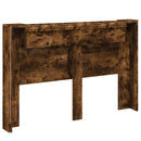 Hovedgærde kabinet med LED Røget Eg 160 x 16,5 x 103,5 cm
