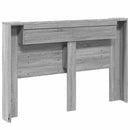 Hovedgærde kabinet med LED Grå Sonoma 160 x 16,5 x 103,5 cm