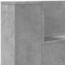 Hovedgærde kabinet med LED Beton 180 x 16,5 x 103,5 cm