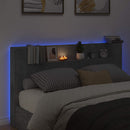 Hovedgærde kabinet med LED Beton 180 x 16,5 x 103,5 cm