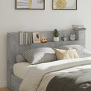 Hovedgærde kabinet med LED Beton 180 x 16,5 x 103,5 cm