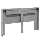 Hovedgærde kabinet med LED Beton 180 x 16,5 x 103,5 cm