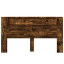 Hovedgærde kabinet med LED Røget Eg 180 x 16,5 x 103,5 cm