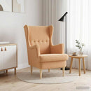 Lænestol Beige Bouclé