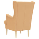 Lænestol Beige Bouclé