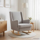 Gyngestol Lysegrå 62 x 80 x 85 cm Bouclé