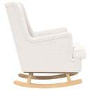 Gyngestol Cremefarvet 62 x 80 x 85 cm Bouclé