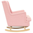 Gyngestol Lyserød 62 x 80 x 85 cm Bouclé