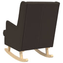 Gyngestol Sort 62 x 80 x 85 cm Bouclé