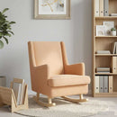 Gyngestol Beige 62 x 80 x 85 cm Bouclé
