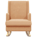 Gyngestol Beige 62 x 80 x 85 cm Bouclé