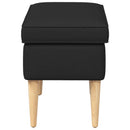 Fodskammel Sort 55 x 35 x 41 cm Polyester