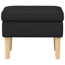 Fodskammel Sort 55 x 35 x 41 cm Stof