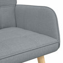 2-personers sofa Lysegrå 115 x 61 x 87 cm Stof