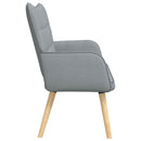 2-personers sofa Lysegrå 115 x 61 x 87 cm Stof