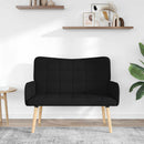 2-personers sofa Sort 115 x 61 x 87 cm Stof