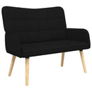 2-personers sofa Sort 115 x 61 x 87 cm Stof