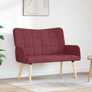 2-personers sofa Vinrød 115 x 61 x 87 cm Stof