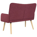 2-personers sofa Vinrød 115 x 61 x 87 cm Stof
