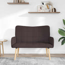 2-personers sofa Mørk Brun 115 x 61 x 87 cm Stof