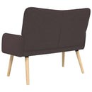 2-personers sofa Mørk Brun 115 x 61 x 87 cm Stof