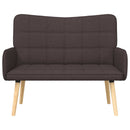 2-personers sofa Mørk Brun 115 x 61 x 87 cm Stof