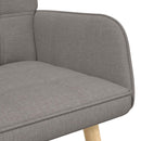 2-personers sofa Gråbrun 115 x 61 x 87 cm Stof