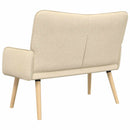 2-personers sofa Cremefarvet 115 x 61 x 87 cm Stof
