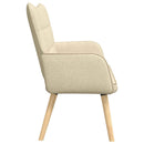 2-personers sofa Cremefarvet 115 x 61 x 87 cm Stof