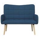 2-personers sofa Blå 115 x 61 x 87 cm Stof