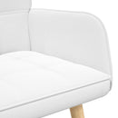 2-personers sofa Hvid 115 x 61 x 87 cm Stof