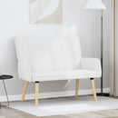 2-personers sofa Hvid 115 x 61 x 87 cm Stof