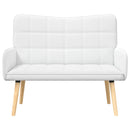 2-personers sofa Hvid 115 x 61 x 87 cm Stof