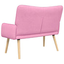2-personers sofa Lyserød 115 x 61 x 87 cm Stof