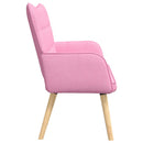 2-personers sofa Lyserød 115 x 61 x 87 cm Stof