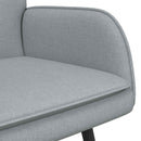 2-personers sofa Lysegrå 115 x 61 x 87 cm Stof