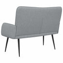 2-personers sofa Lysegrå 115 x 61 x 87 cm Stof