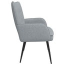 2-personers sofa Lysegrå 115 x 61 x 87 cm Stof