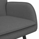 2-personers sofa Mørkegrå 115 x 61 x 87 cm Stof