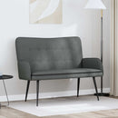 2-personers sofa Mørkegrå 115 x 61 x 87 cm Stof